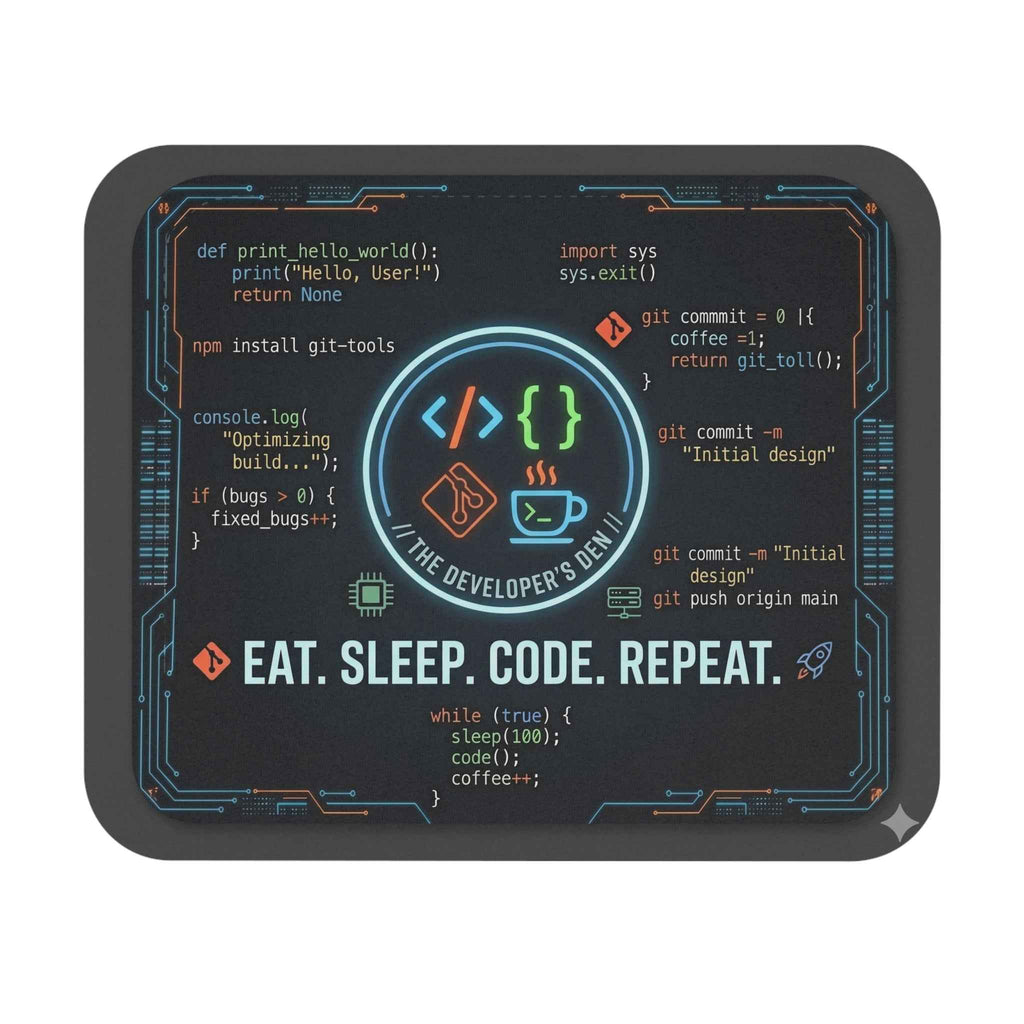 Coding Mouse Pad — Large Extended Desk Mousepad for Programmers - Tulique