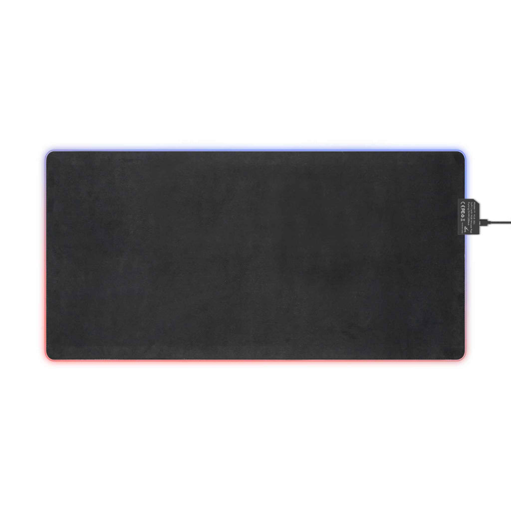 Cyberpunk LED Gaming Mouse Pad — Neon Night City RGB Desk Mat - Tulique