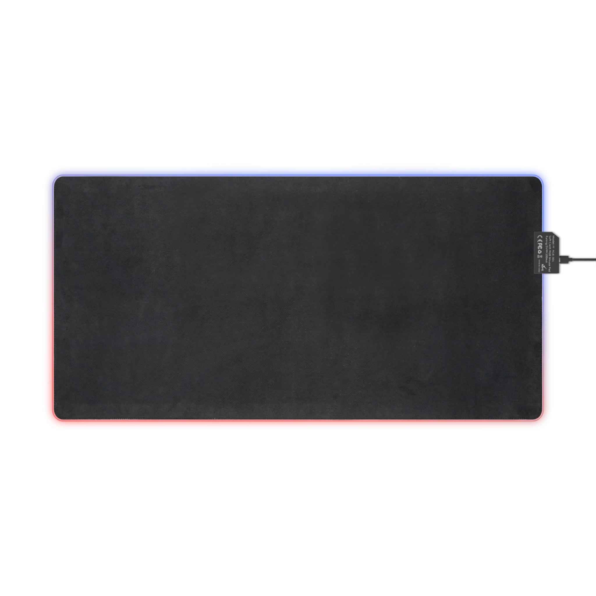 Cyberpunk LED Gaming Mouse Pad — Neon Night City RGB Desk Mat - Tulique