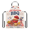All American BBQ Apron - King of the Grill Patriotic Cooking Apron