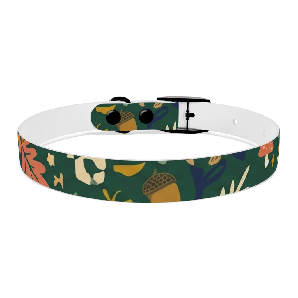 Autumn Floral Dog Collar - Adjustable Seasonal Acorn Floral Collar for Dogs - Tulique
