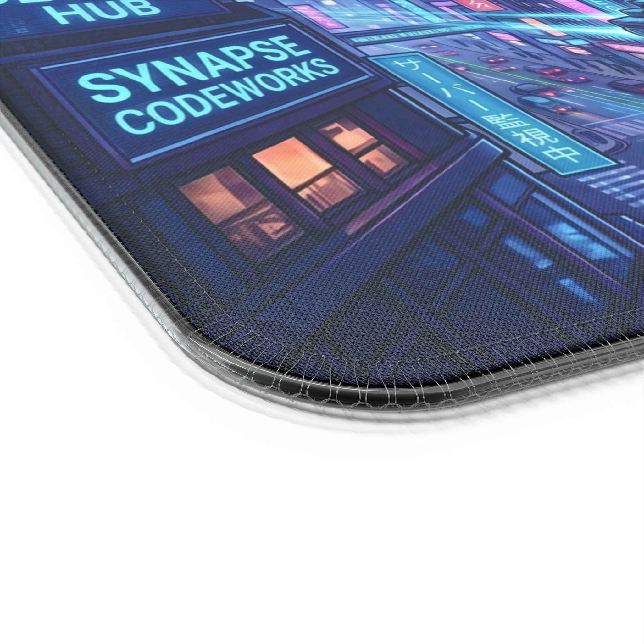 Cyberpunk LED Gaming Mouse Pad with Wireless Charging — RGB Desk Mat - Tulique