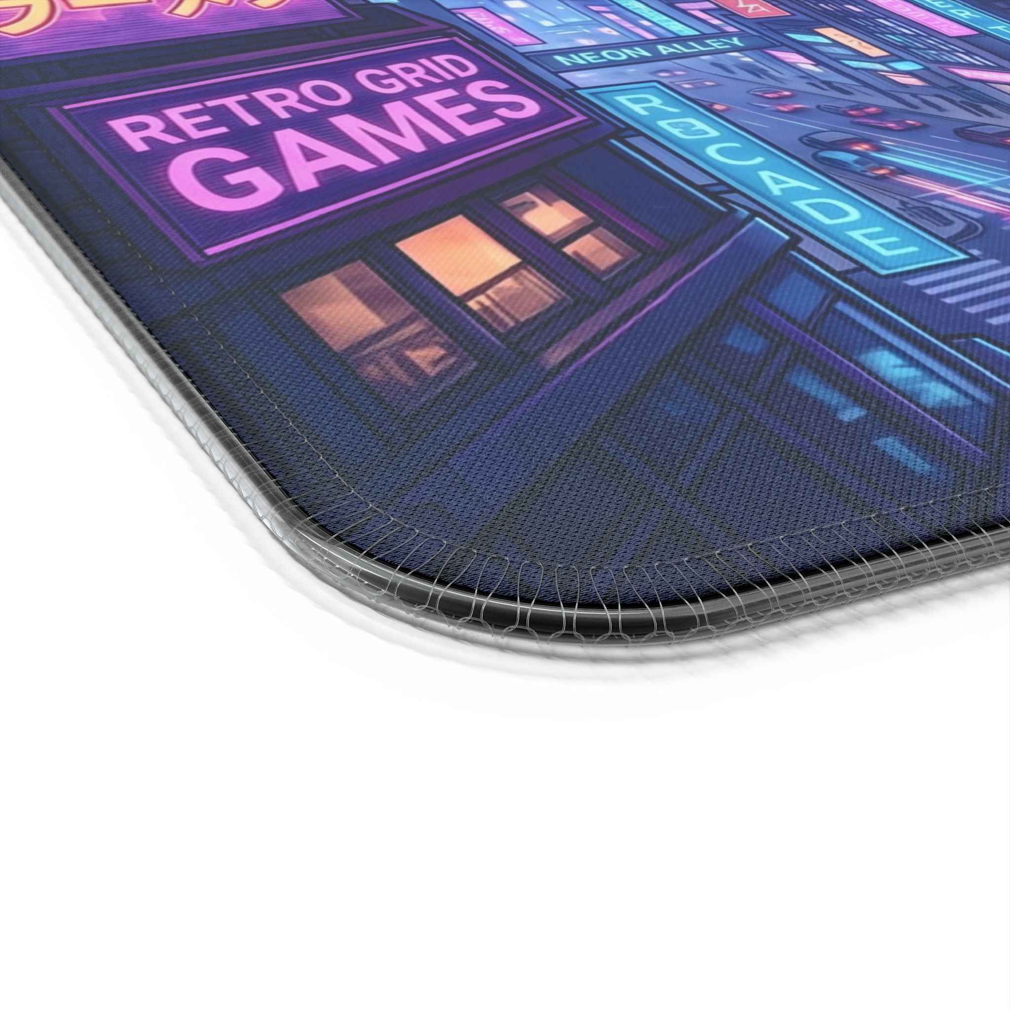 RGB Gaming Mouse Pad - Wireless Charging Cyberpunk Neon Assassin Desk Mat - Tulique