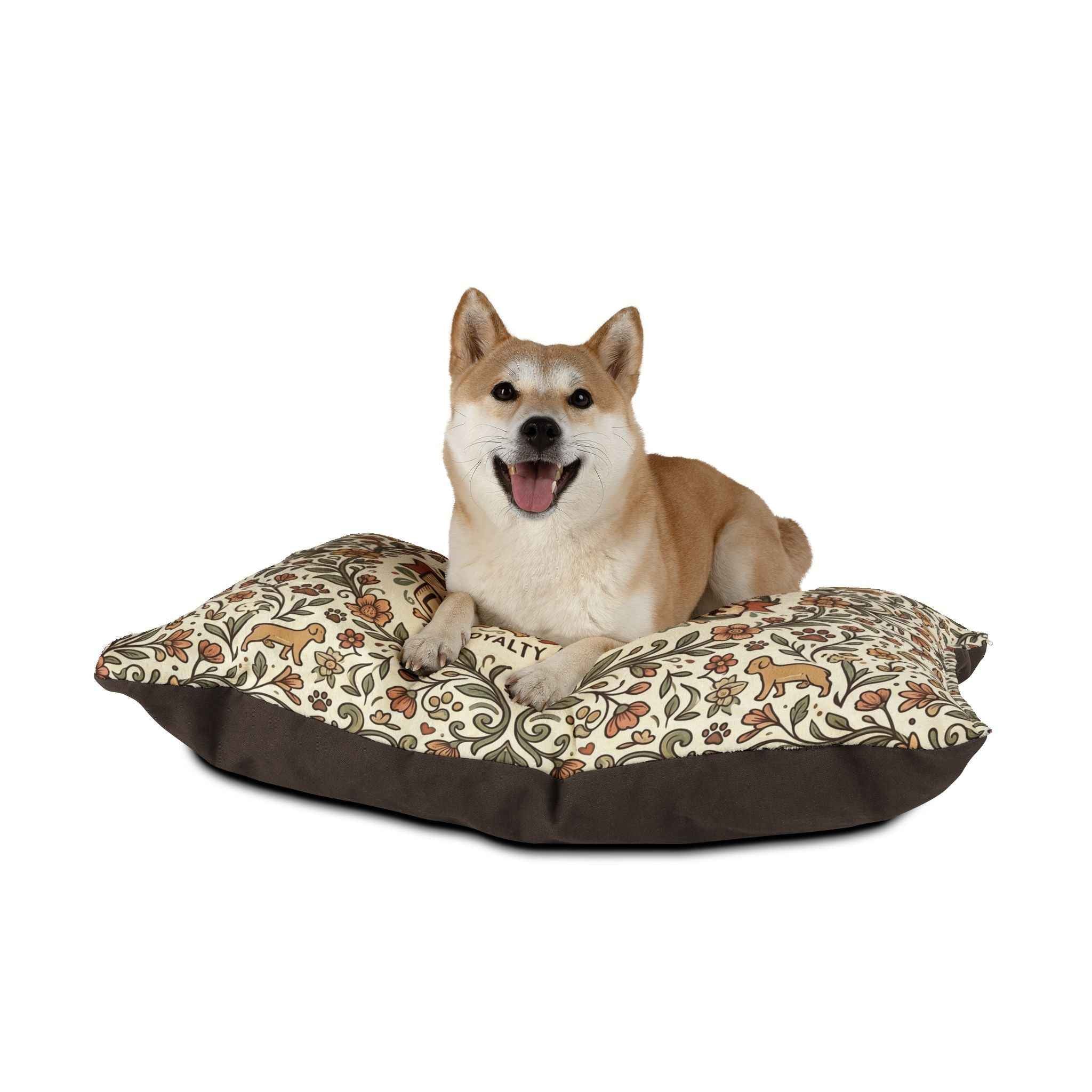 Dog Quote Pet Bed — Dogs Make Life Complete Floral Comfort Pillow - Tulique