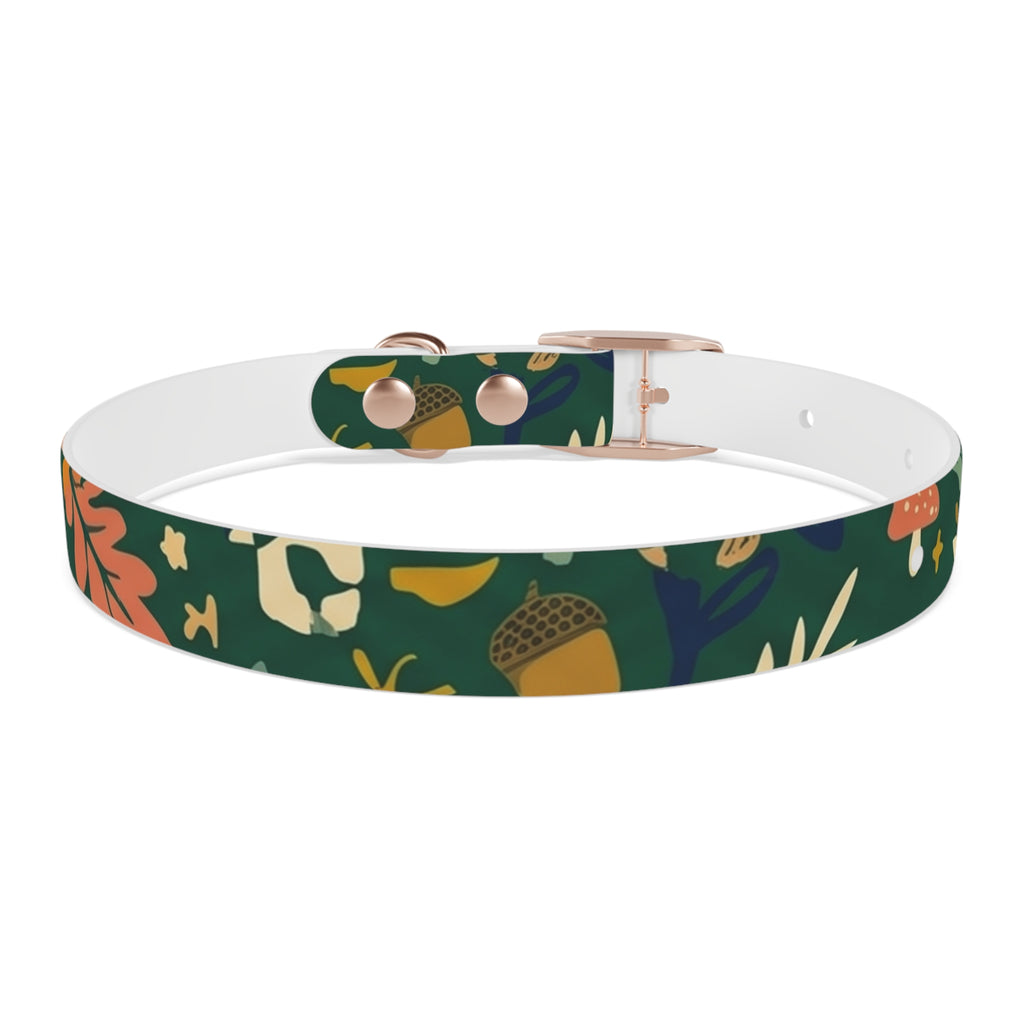 Autumn Floral Dog Collar - Adjustable Seasonal Acorn Floral Collar for Dogs - Tulique