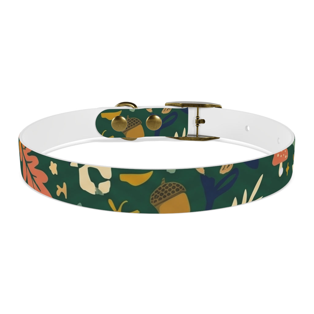 Autumn Floral Dog Collar - Adjustable Seasonal Acorn Floral Collar for Dogs - Tulique