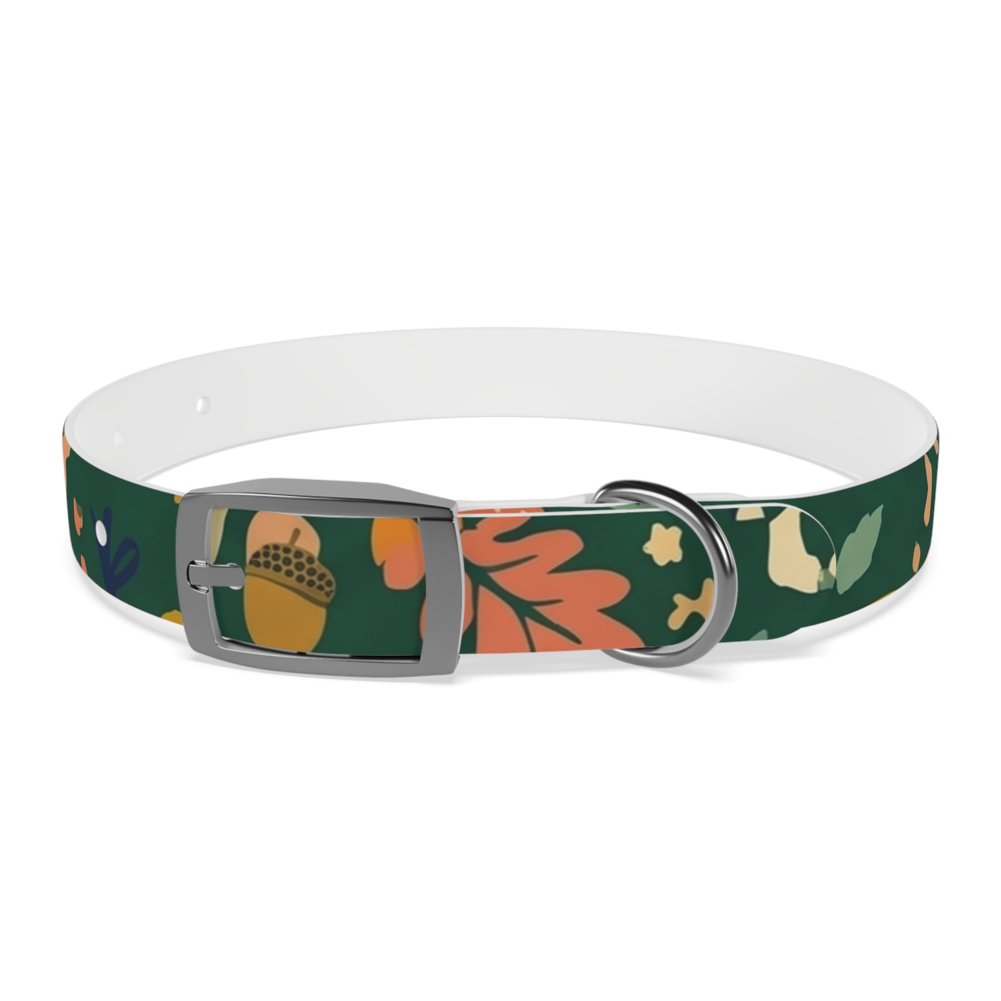 Autumn Floral Dog Collar - Adjustable Seasonal Acorn Floral Collar for Dogs - Tulique