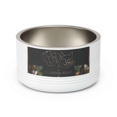 Celestial Pet Bowl - 18oz Stainless Steel Food and Water Dish for Cats and Dogs - Tulique