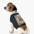 Floral Pet Tank Top - Vintage High Tea Party Style for Dogs & Cats in Black