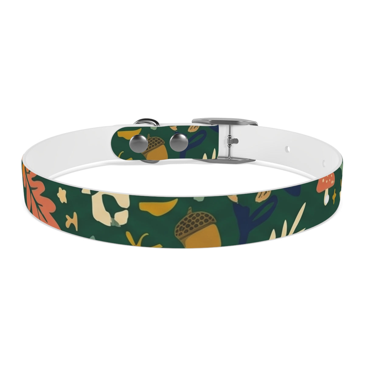 Autumn Floral Dog Collar - Adjustable Seasonal Acorn Floral Collar for Dogs - Tulique