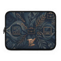 Professional Icons Laptop Sleeve for Professionals — Elegant Business & Writing Themed Protective Case - Tulique
