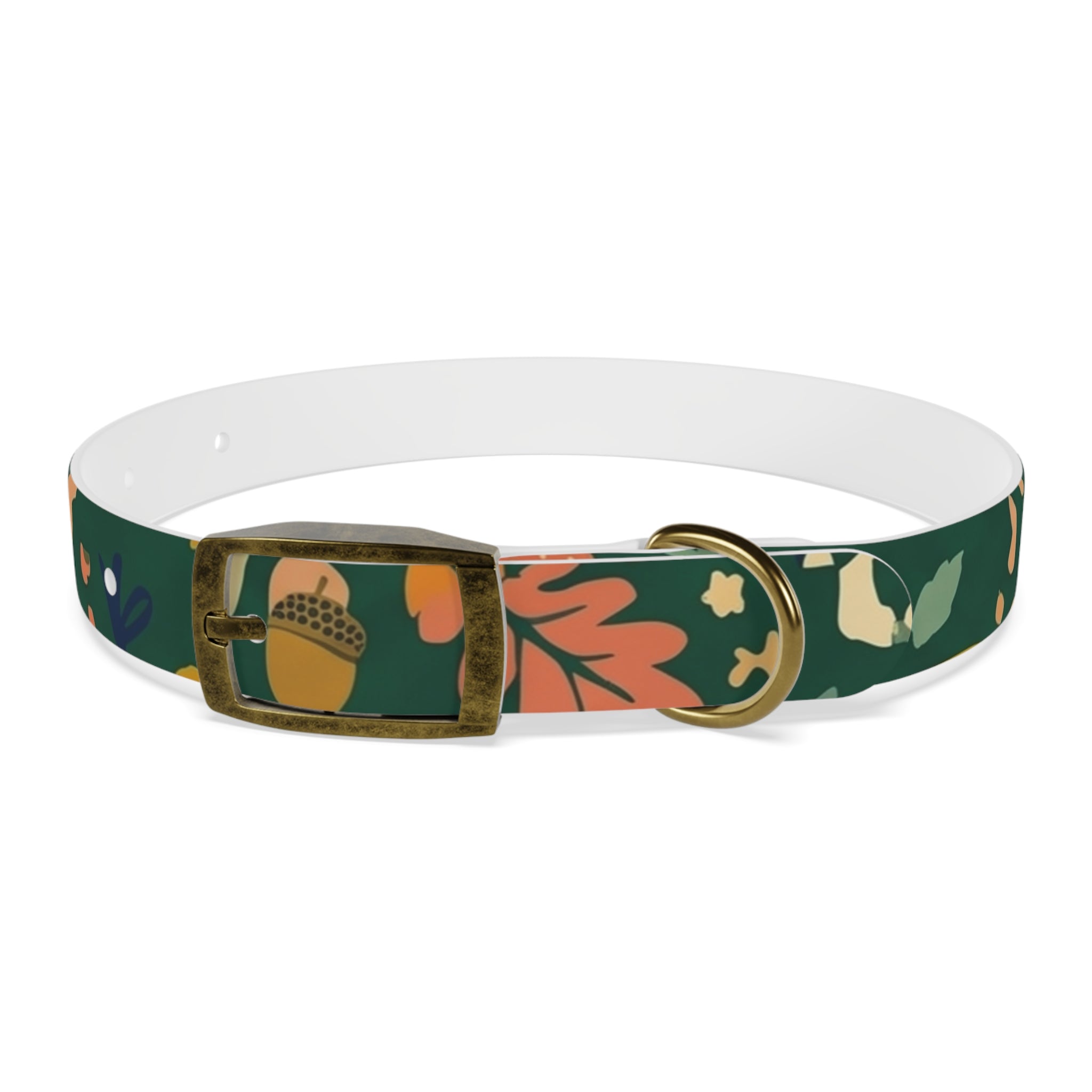Autumn Floral Dog Collar - Adjustable Seasonal Acorn Floral Collar for Dogs - Tulique