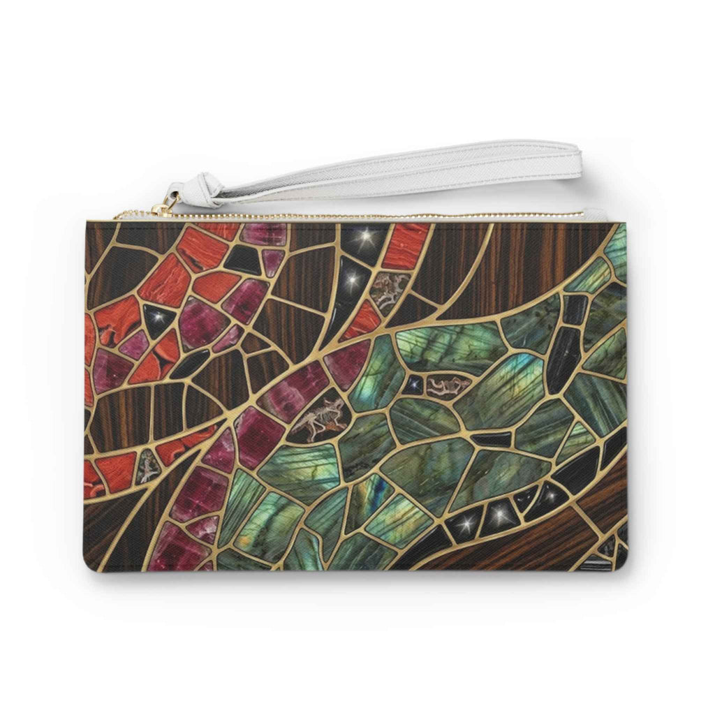 Stained Glass Mosaic Clutch for Elegant Fashion Statement - Tulique