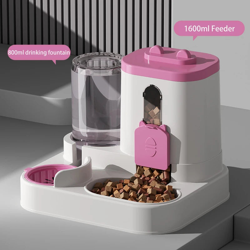 Premium Automatic Pet Feeder - Large Capacity & Water Dispenser