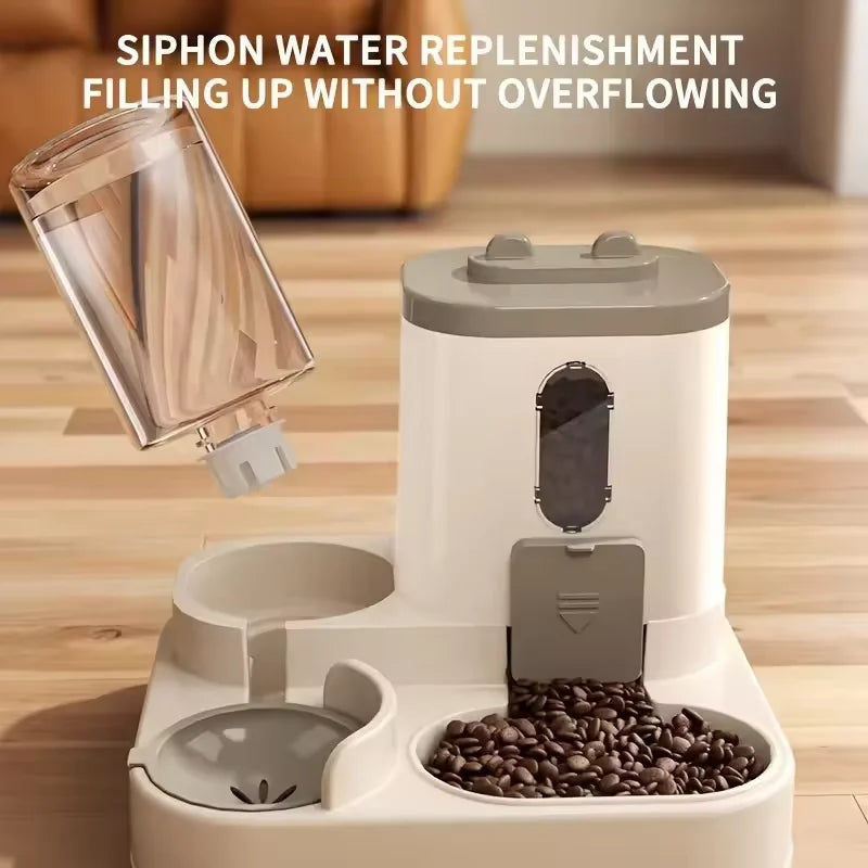 Premium Automatic Pet Feeder - Large Capacity & Water Dispenser