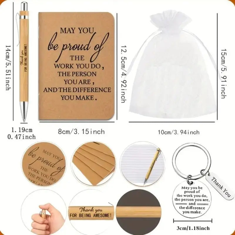 Premium Motivational Gift Set - Signature Pen & Gratitude Cards