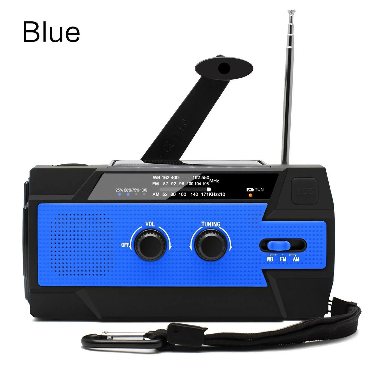 Essential Emergency Weather Radio - Solar & Hand Crank Powered