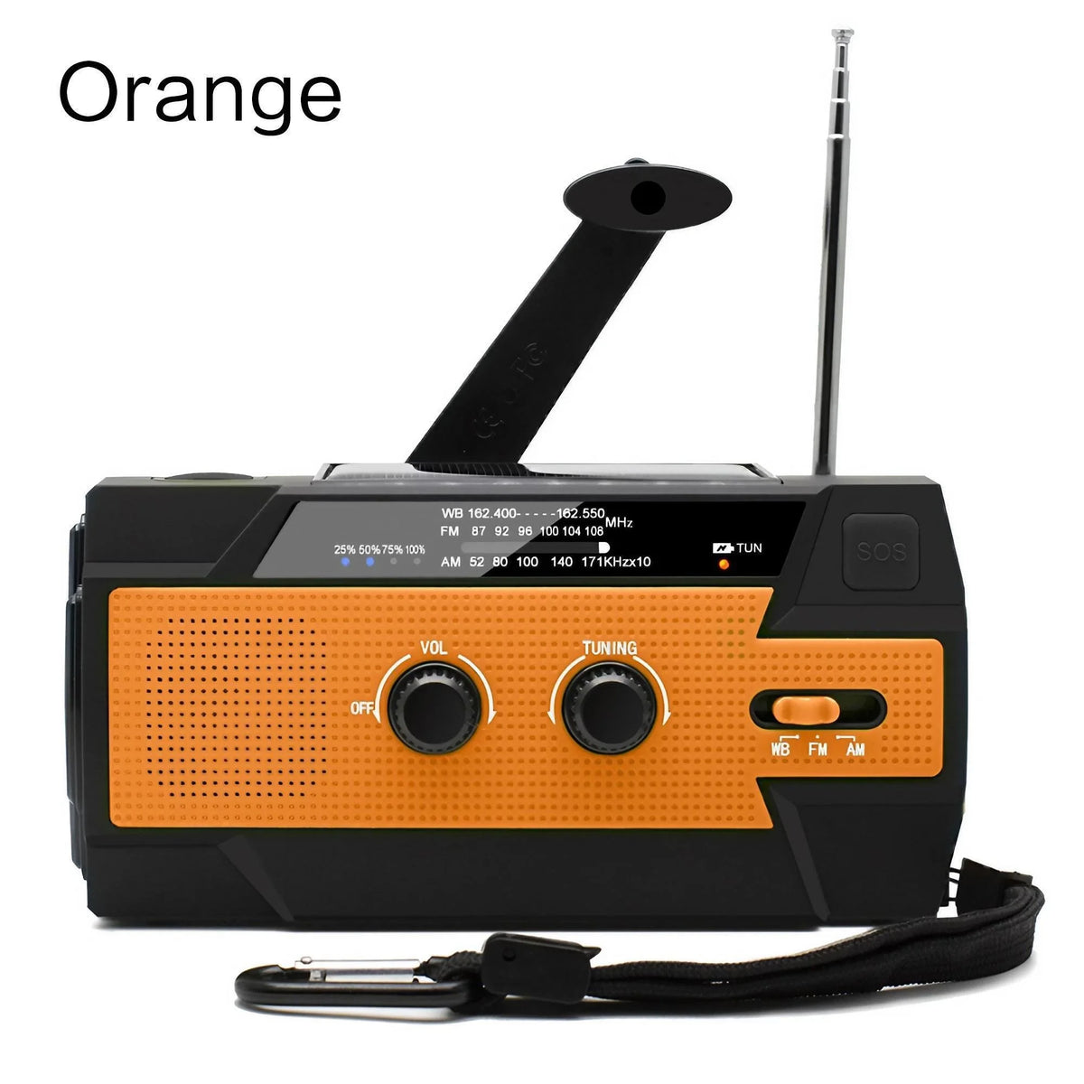 Essential Emergency Weather Radio - Solar & Hand Crank Powered