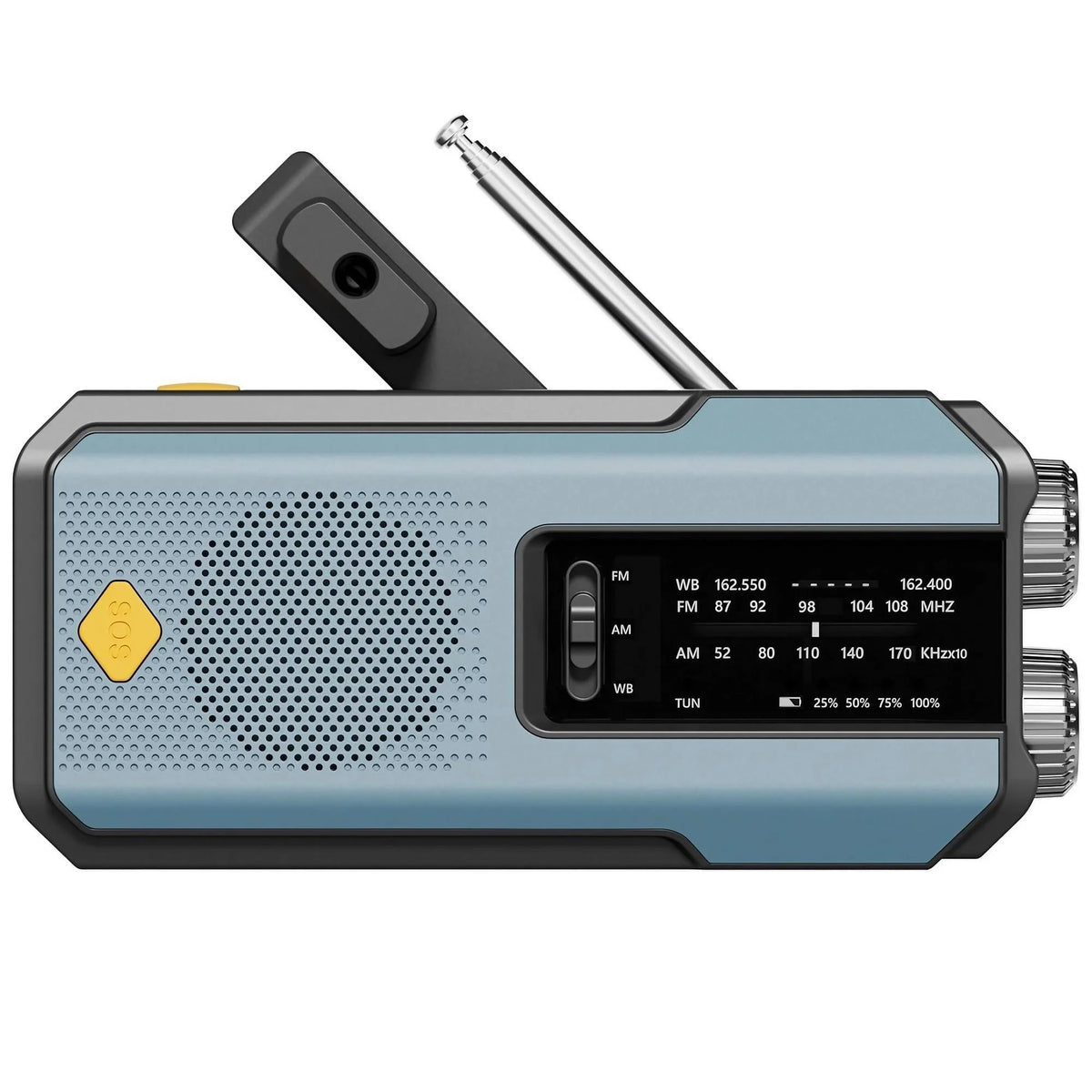 Essential Emergency Weather Radio - Solar & Hand Crank Powered