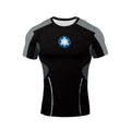 Premium Men's Arc Reactor Compression Shirt - Quick Dry Gym Tee
