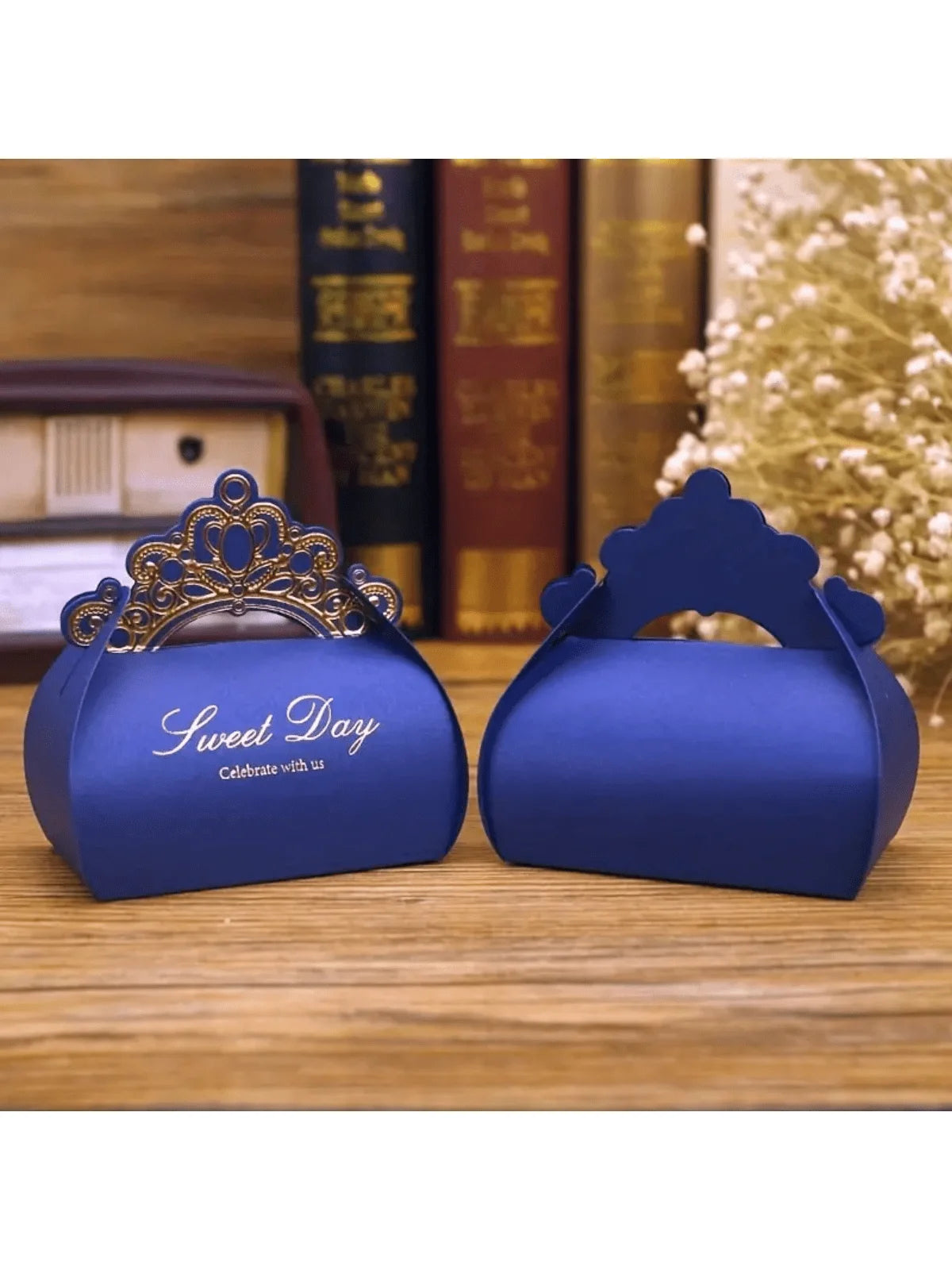 Premium Bridesmaid Gift Box - Shiny Glitter Crown Design