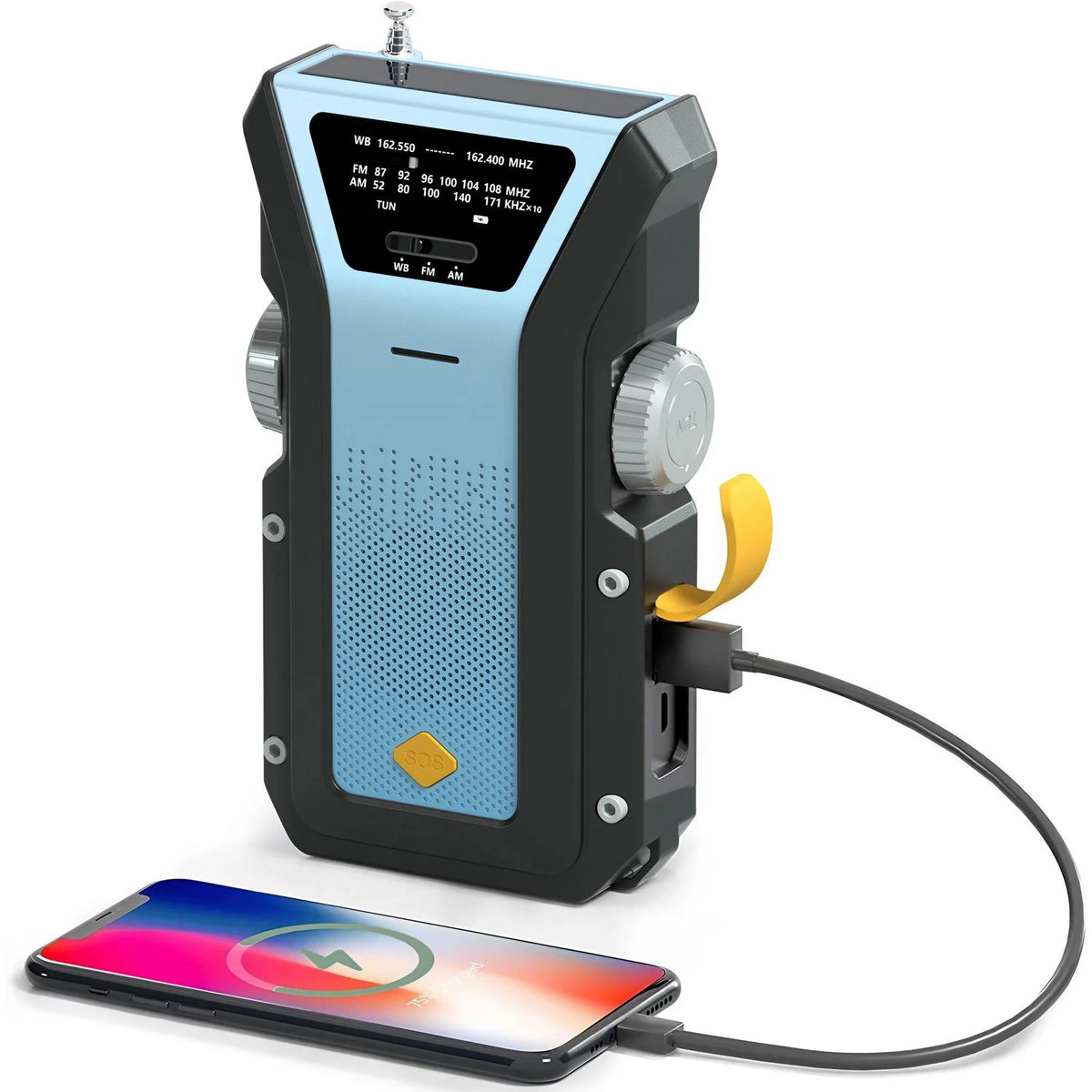 Essential Emergency Weather Radio - Solar & Hand Crank Powered
