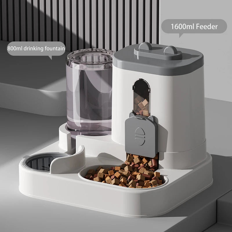 Premium Automatic Pet Feeder - Large Capacity & Water Dispenser