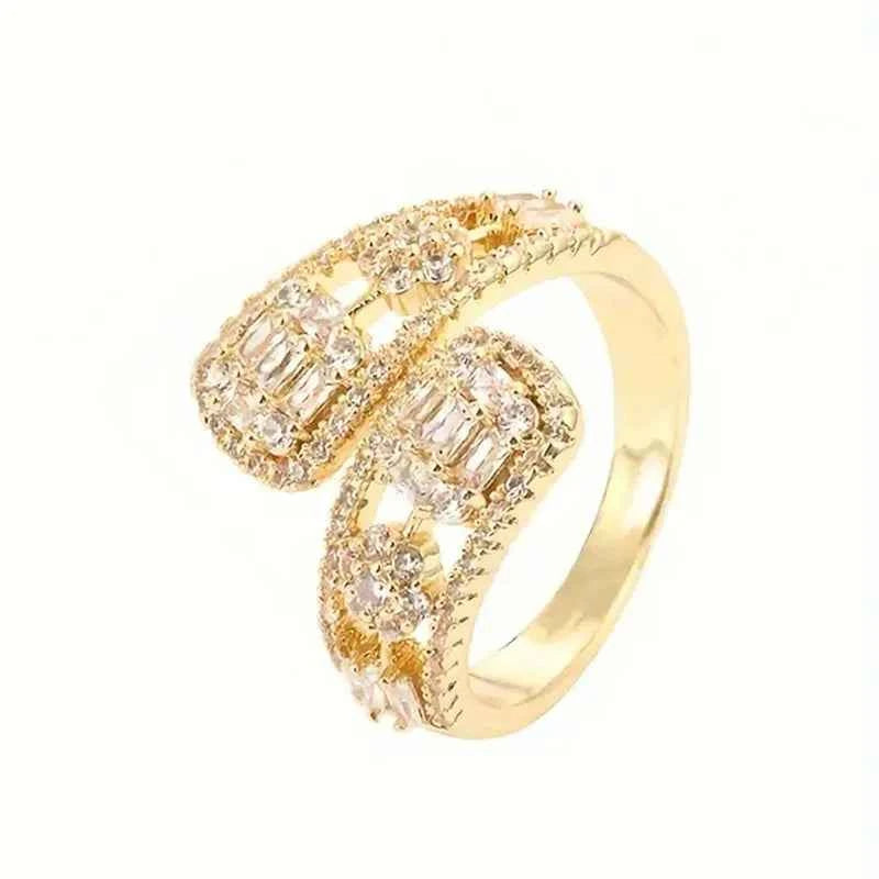 T0808 Women's White Gold Emerald Cut Diamond Engagement Ring With Natural G Color Diamonds