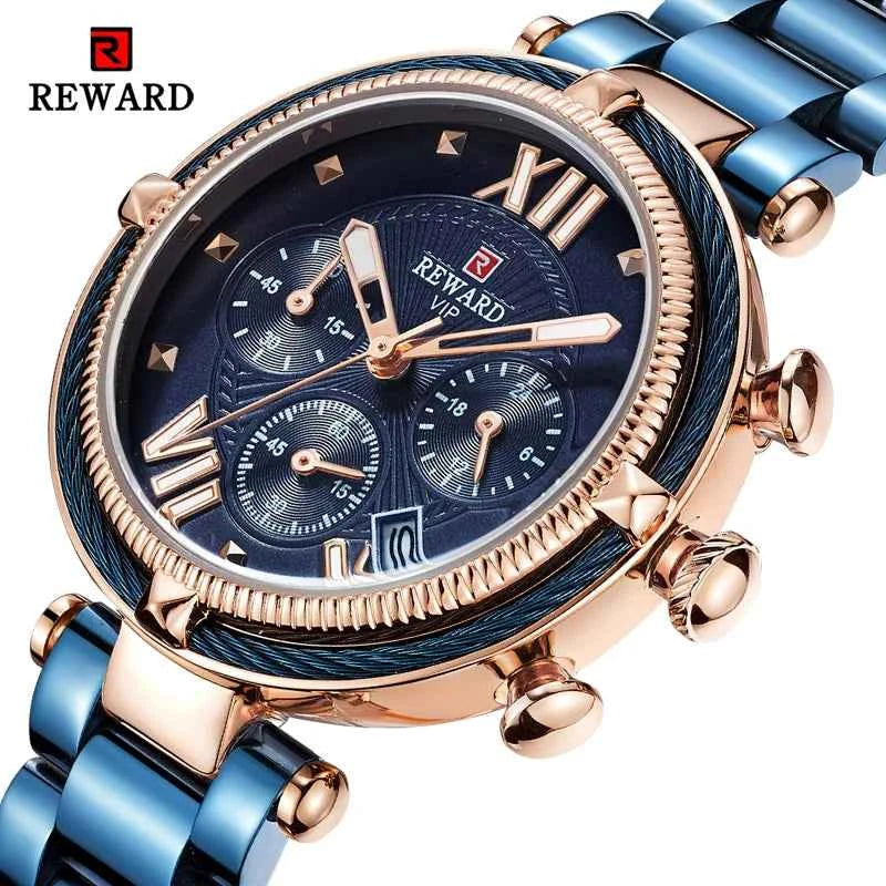 Premium Luxury Women's Quartz Watch - Waterproof & Elegant
