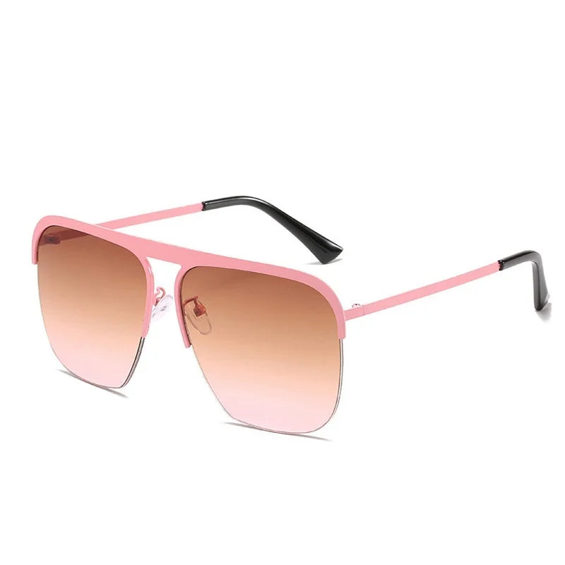 Luxury Oversized Square Sunglasses - UV400 Fashion Shades