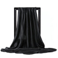 Luxury Silk Scarf - Elegant Solid Satin Shawl & Hijab