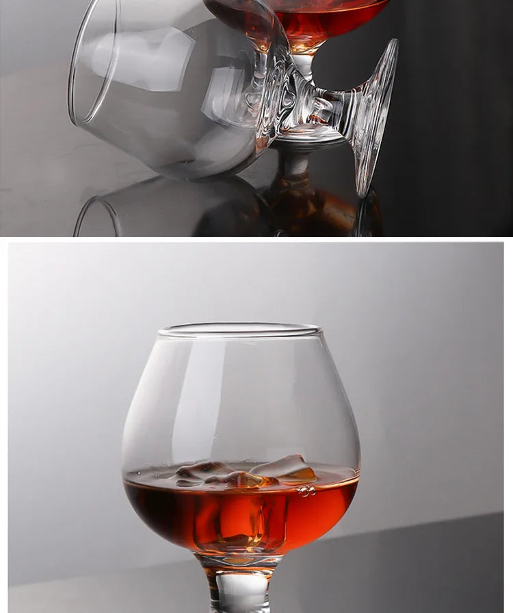 Elegant Lead-Free Wine Glass - Versatile Brandy Whiskey Cup
