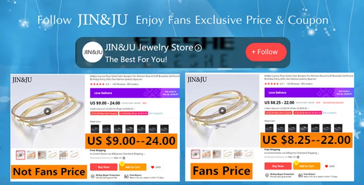 Elegant Luxury Cuff Bangle - 18K Gold Plated