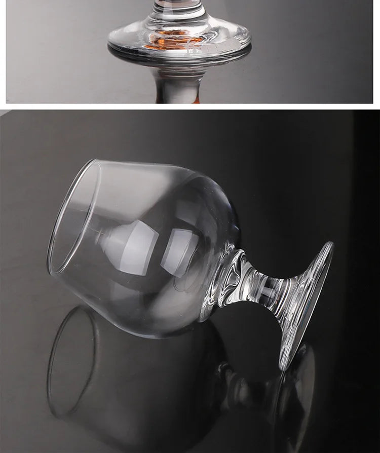 Elegant Lead-Free Wine Glass - Versatile Brandy Whiskey Cup