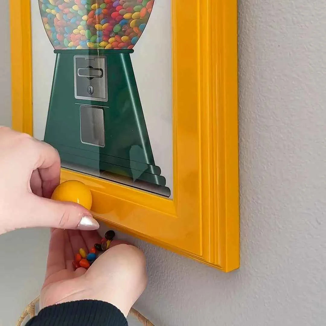 Wall-Mounted Candy Dispenser for Photos — Decorative Storage & Display Frame - Tulique