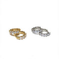 Oval cut diamond ring - 18K solid gold with natural G color diamond on white background