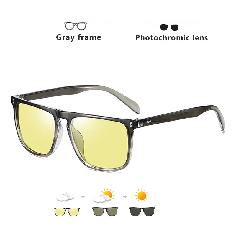Premium Photochromic Polarized Sunglasses - Anti-Glare Driving Eyewear