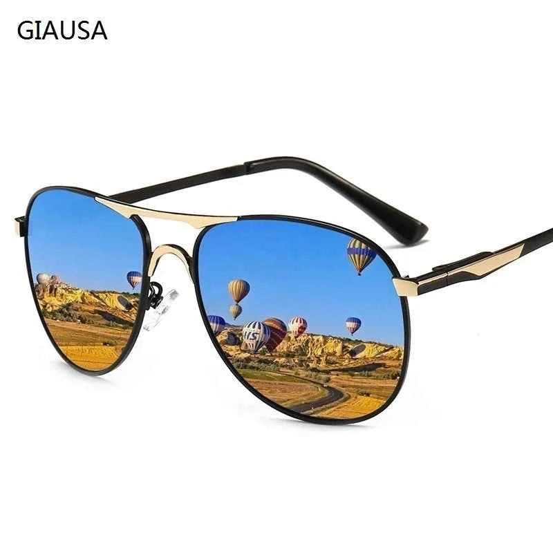 Luxury Pilot Sunglasses - UV Protection Metal Frame