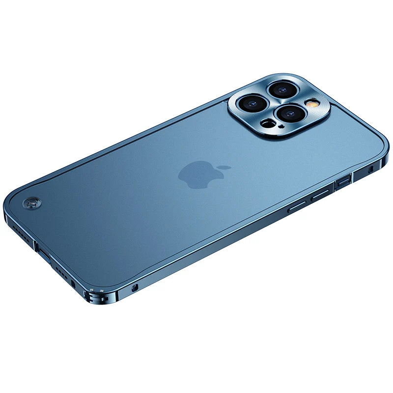 Premium Magnetic Aluminum iPhone Case - Full Protection
