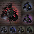 Professional Motorcycle Vinyl Wall Clock - Extreme Freestyle Decor