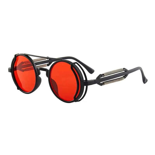 Classic Steampunk Sunglasses - Luxury Retro Round Frame