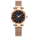Elegant Magnetic Starry Sky Watch - Women's Quartz Wristwatch