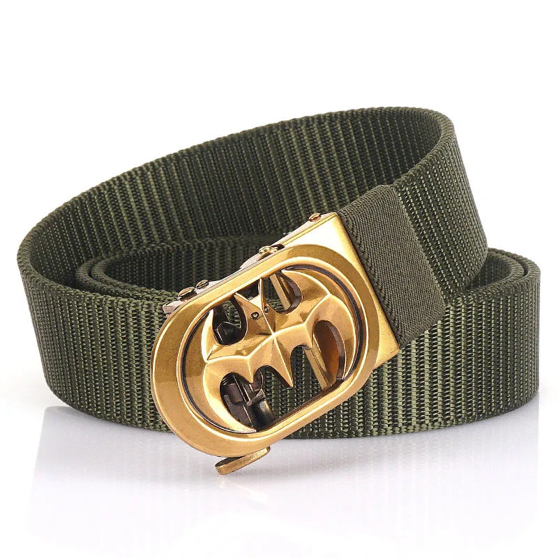 Premium Men's Nylon Belt - Luxury Automatic Buckle Canvas Strap
