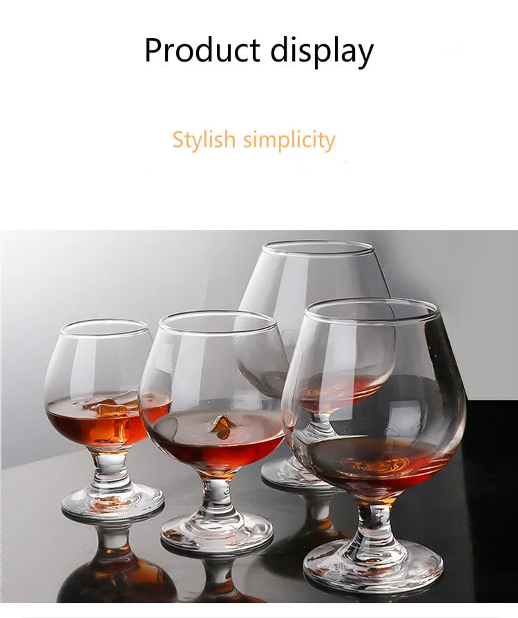 Elegant Lead-Free Wine Glass - Versatile Brandy Whiskey Cup
