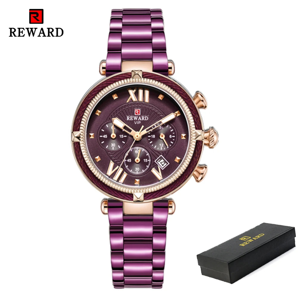 Premium Luxury Women's Quartz Watch - Waterproof & Elegant