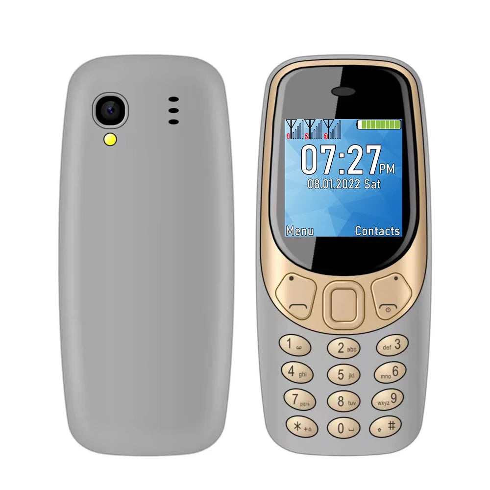 Compact Mini Mobile Phone - Unlocked Dual SIM & Bluetooth Dialer