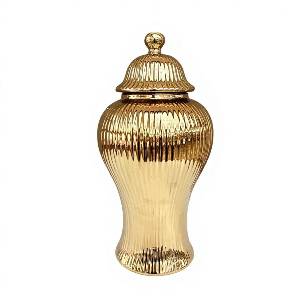 Ceramic Flower Vase - Light Luxury European Tabletop Vase & Storage Jar - Tulique