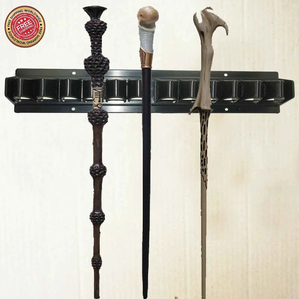 Premium Wand Stand Holder - 12-Rod Collection Display