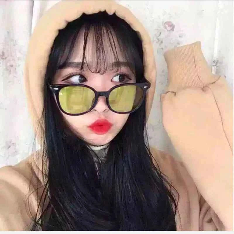Premium Night Vision Driving Glasses - Anti-Glare Square Lenses