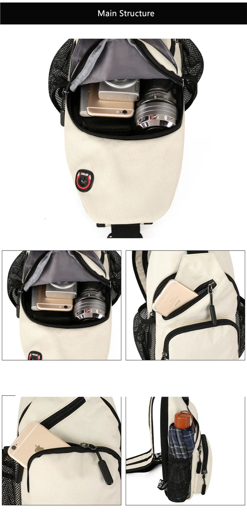 Premium Anti-Theft Chest Bag for Women